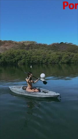 Rachel Cook - 10 April 2023 - Topless Kayaking - Fullthot