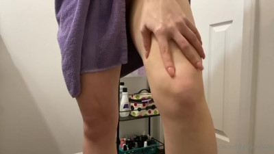 Dani ASMR Asshole Stretch - Pussy From Behind - Hot Shower Video