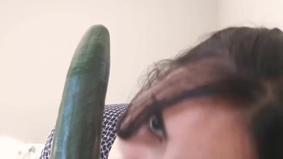 Jessy ASMR - Cucumber Blowjob