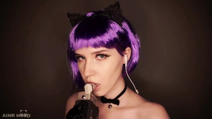 ASMR Neko ASMR Mood - Licking Mic and Kisses - Fullthot