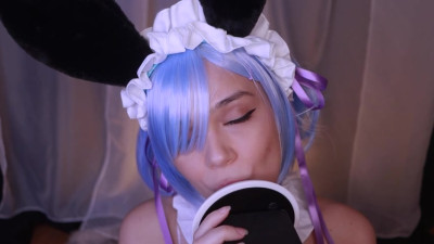 Maimy ASMR - 29 June 2021 - Rem Bunny Complete Version - Ear licking - Feet Fetish