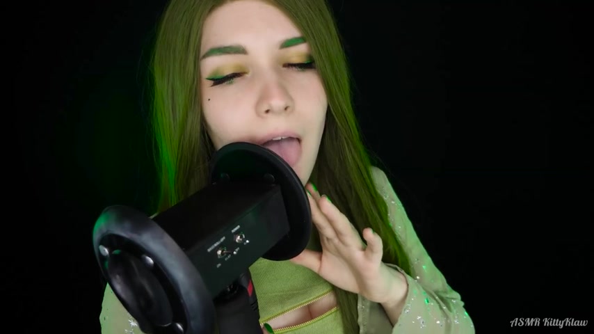 ASMR Kitty Klaw New - Licking & Mouth sounds - Fullthot