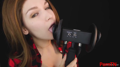 KittyKlaw ASMR - Patreon ASMR Ear LICKING - Mouth Sound